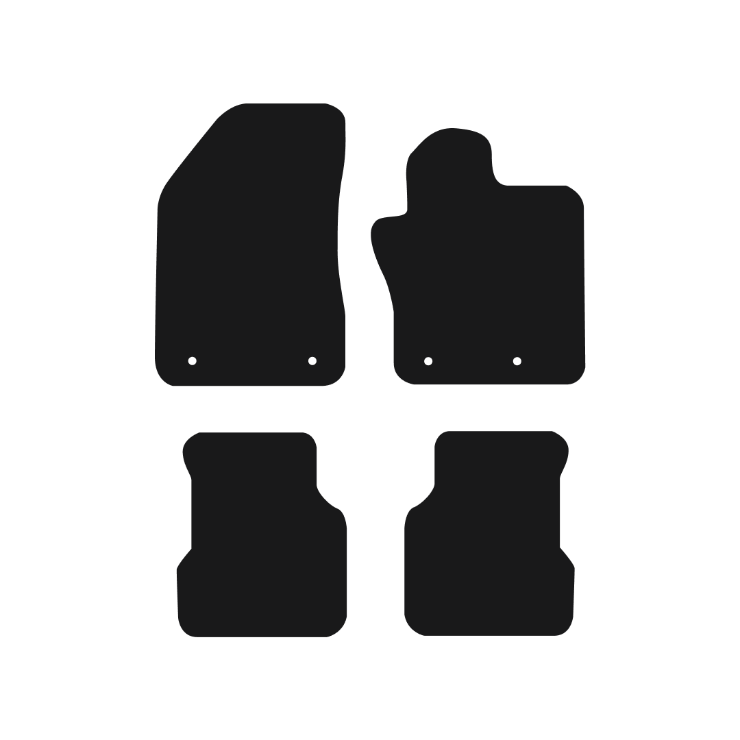 Jeep Compass (2018-2024) Car Mats Mat Shape