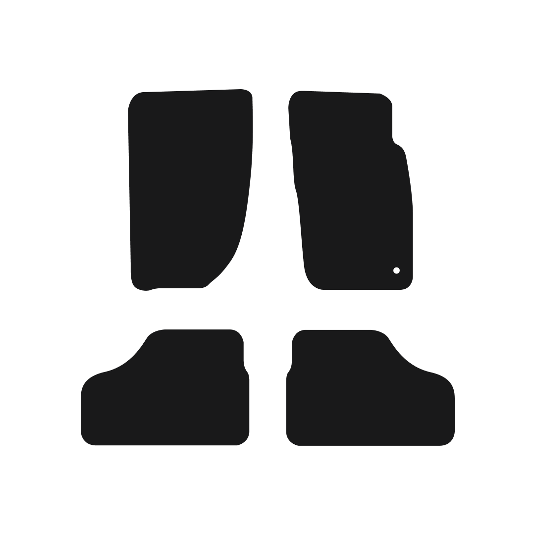 Jeep Grand Cherokee (1999-2005) Car Mats Mat Shape