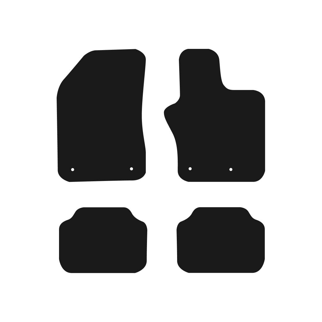 Jeep Renegade (2015-2024) Car Mats Mat Shape