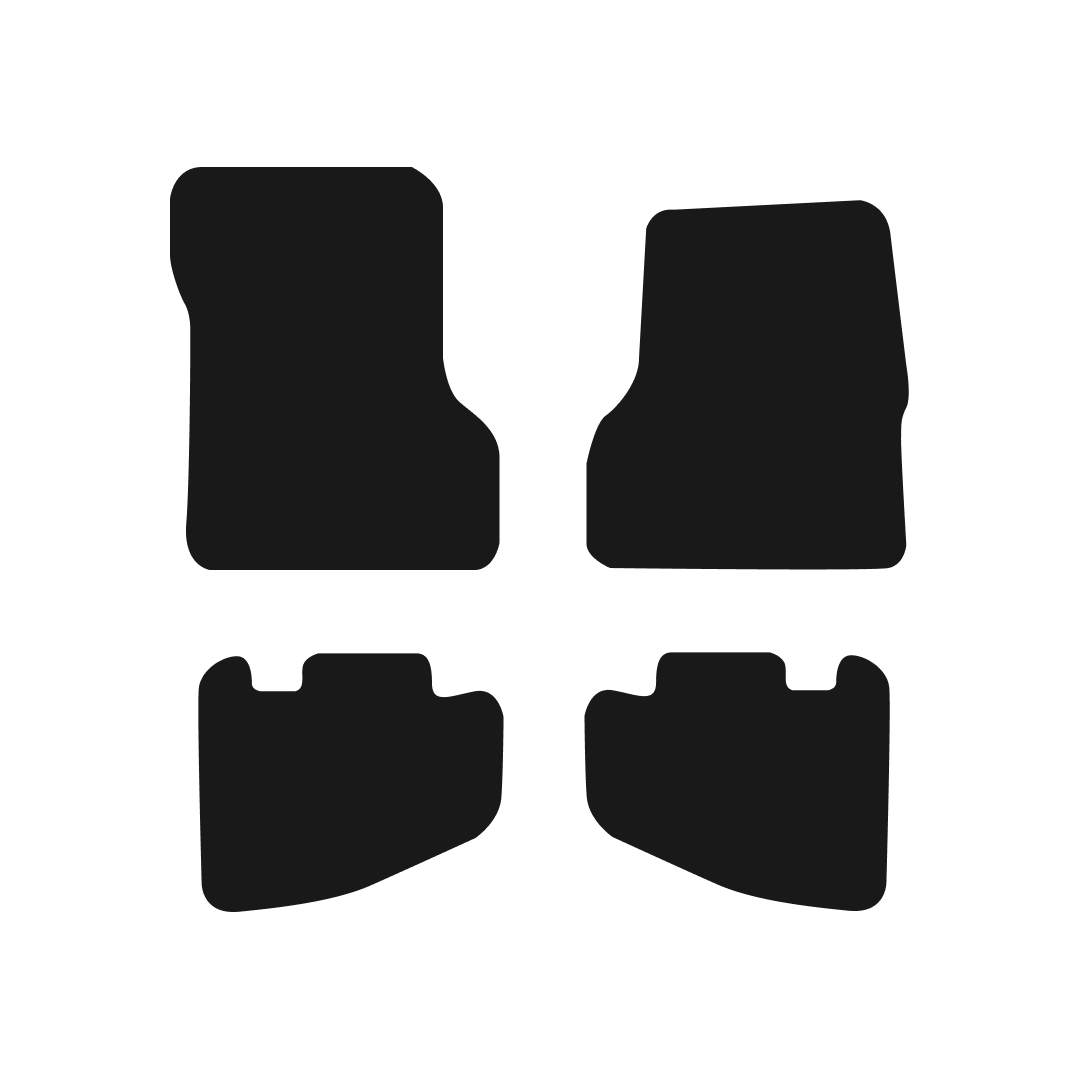 Jeep Wrangler (1997-2007) Car Mats Mat Shape