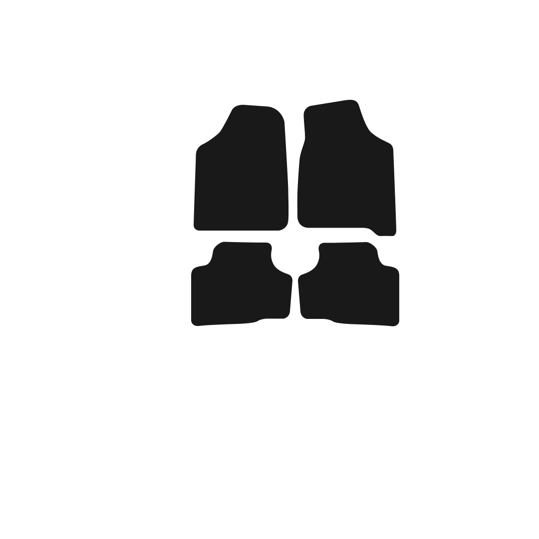 Kia Carens (2002-2006) Car Mats Mat Shape