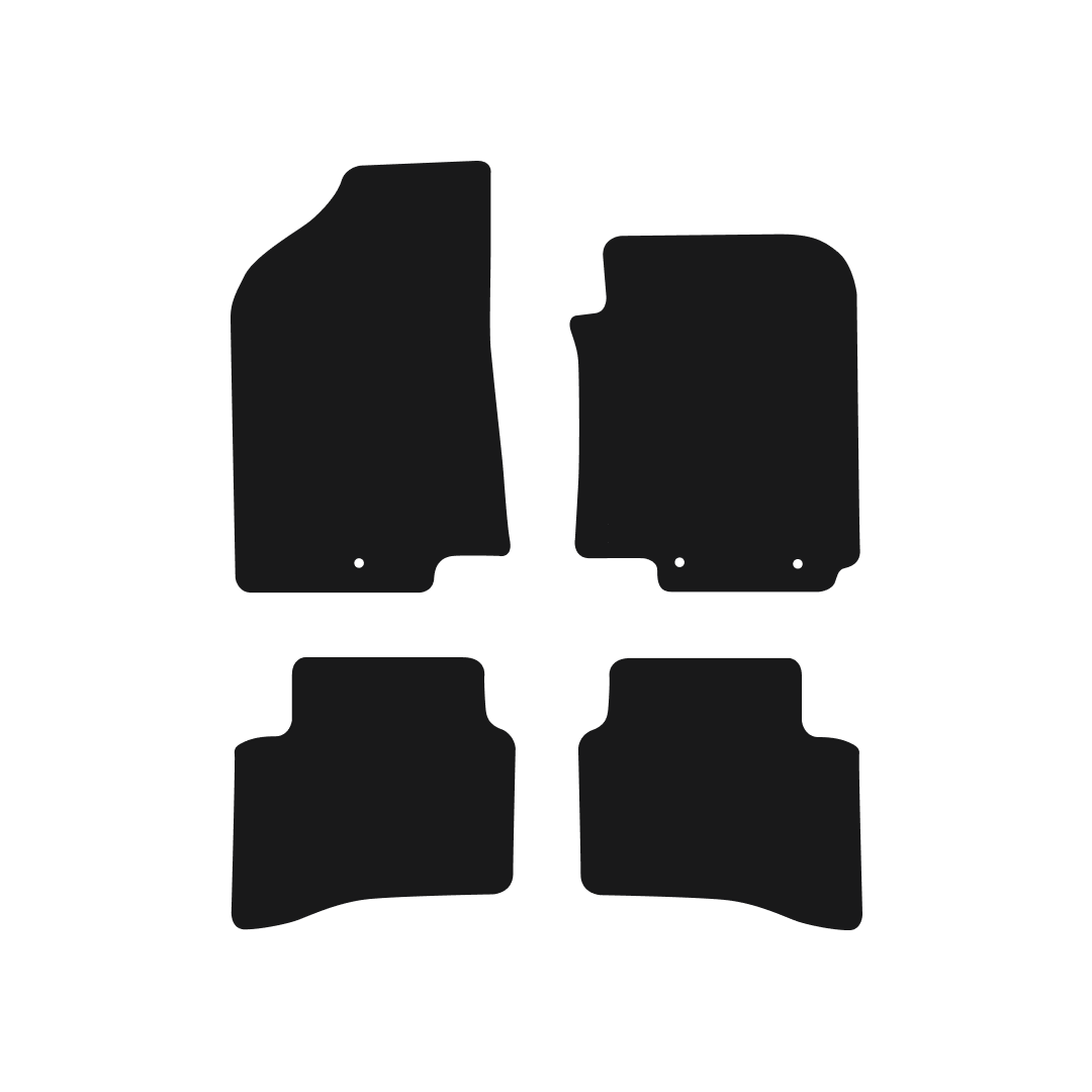 Kia Rio (2011-2017) Car Mats Mat Shape
