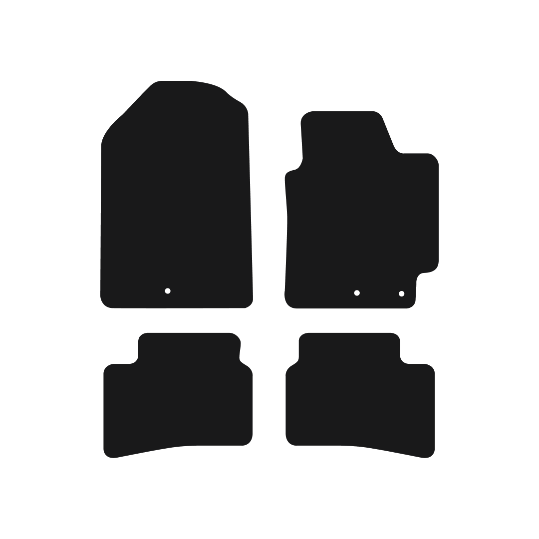 Kia Rio (2017-2024) Car Mats Mat Shape
