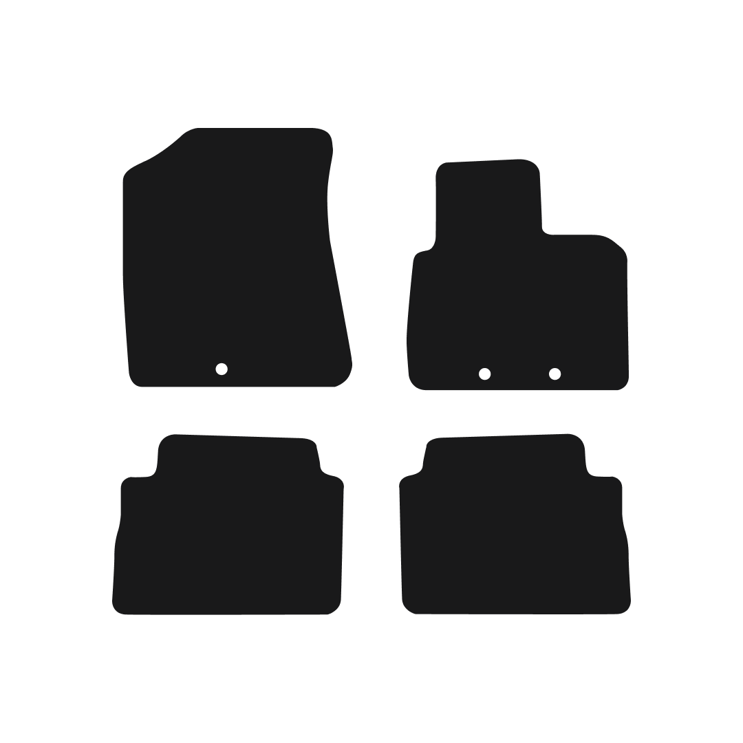 Kia Sorento (2012-2015) Car Mats (5 Seater) Mat Shape