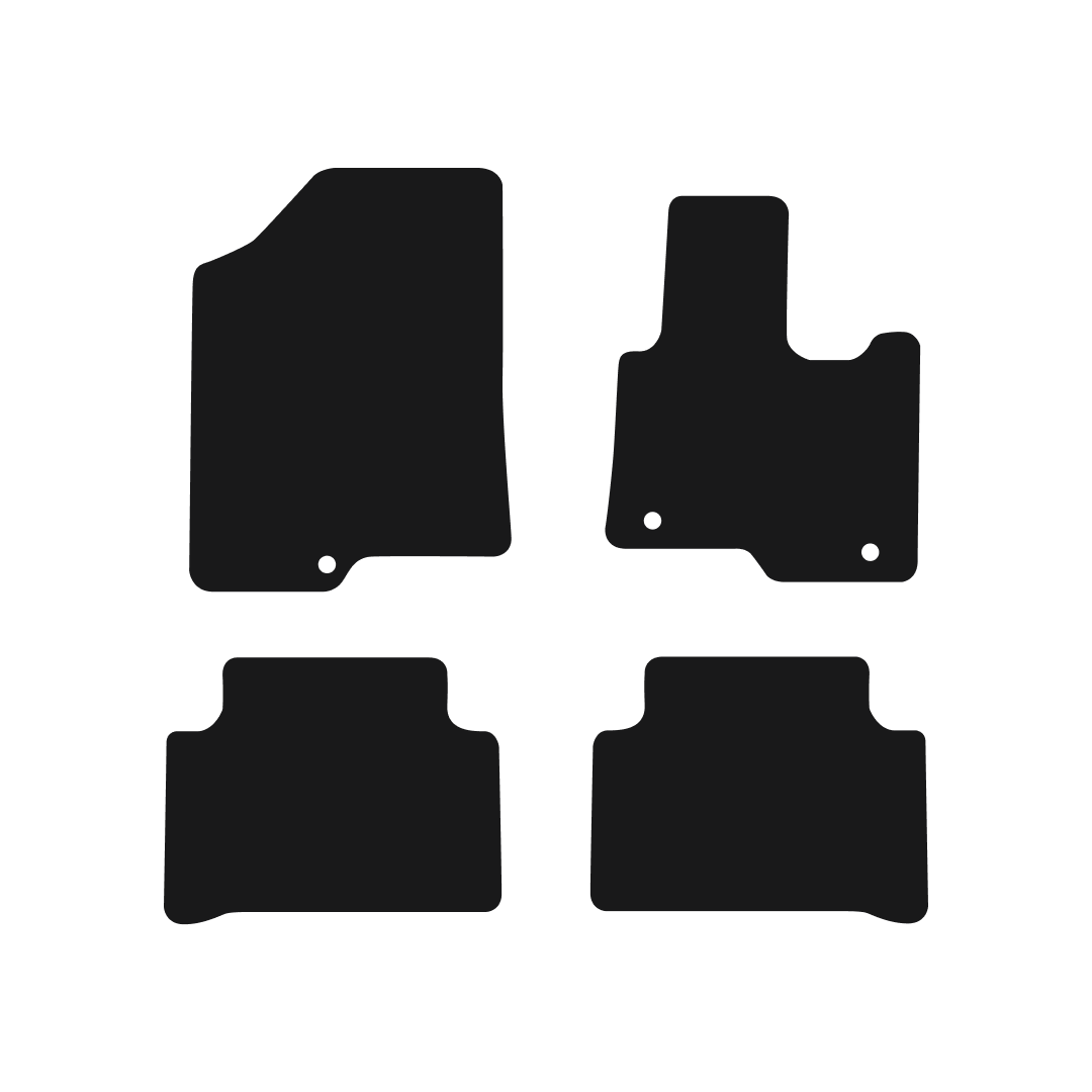 Kia Sorento (2020-2024) Car Mats (Hybrid) Mat Shape