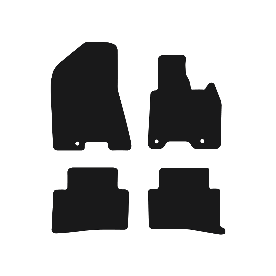 Kia Sportage (2019-2022) Car Mats (3 Fixings) Mat Shape