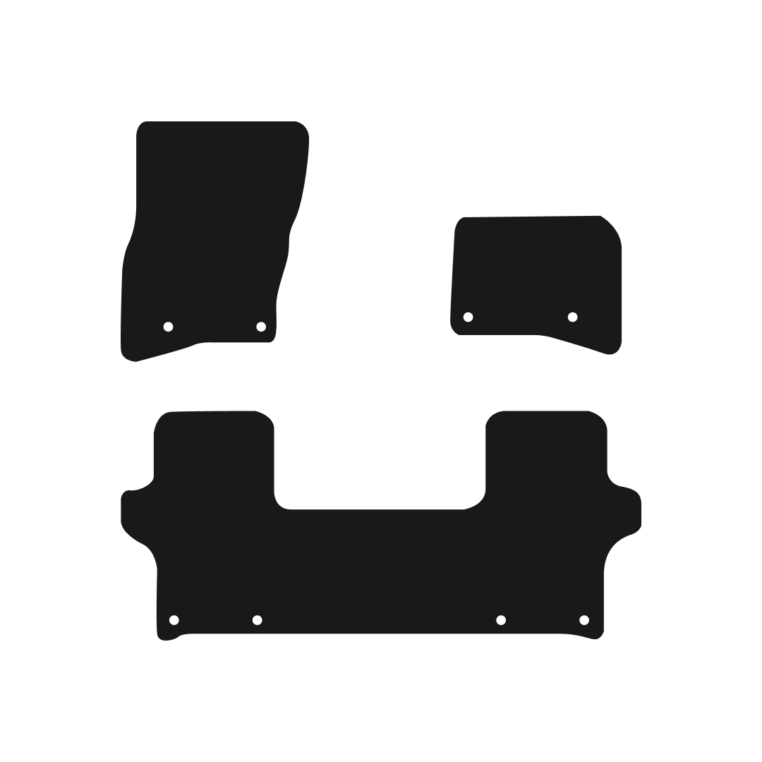 Land Rover 90 (2020-2024) Car Mats (SWB) Mat Shape