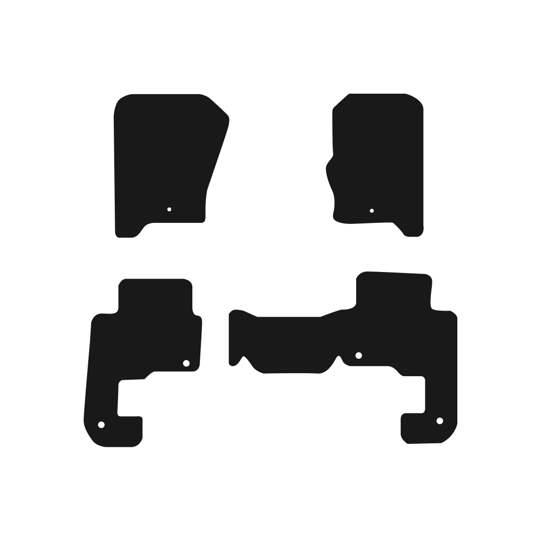 Land Rover Discovery 3 (2004-2009) Car Mats (5 Seat) Mat Shape