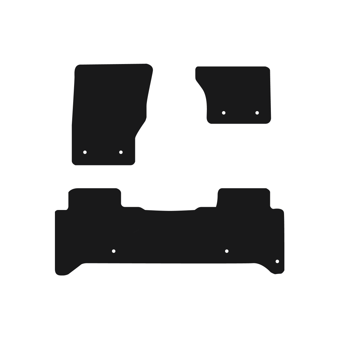 Land Rover Range Rover (2012-2018) Car Mats (1-pc rear) Mat Shape