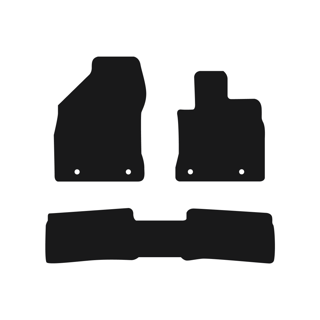 Lexus CT 200H (2014-2024) Car Mats (1 Piece Rear Mat) Mat Shape