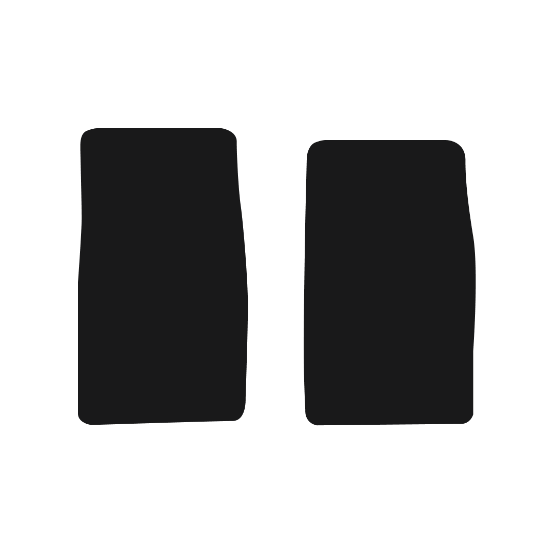 MG Midget (1500)  (1974-1980) Car Mats (2 Piece) Mat Shape
