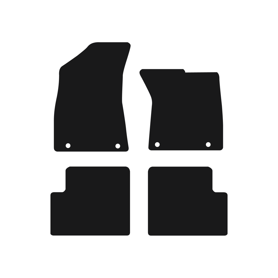 MG ZS Manual (2022-2024) Car Mats (Clip Spacing 29.2cm) Mat Shape