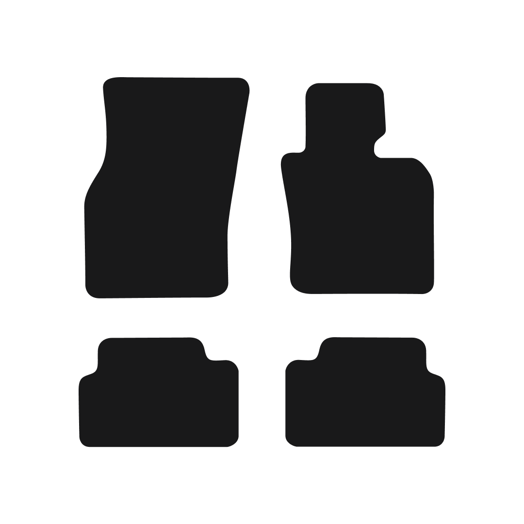 Mini Cooper 5 Door (2014-2024) Car Mats (F55) Mat Shape