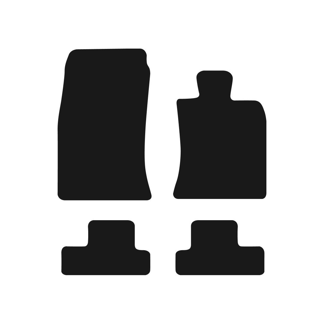 Mini Convertible (2004-2008) Car Mats (R52) Mat Shape