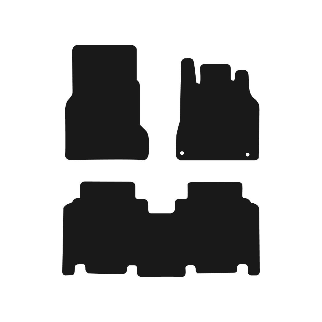 Mercedes A Class (1998-2005) Car Mats (LWB) Mat Shape
