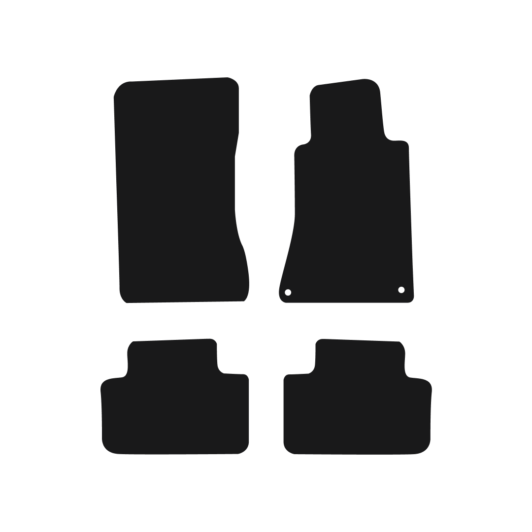 Mercedes C Class (2000-2007) Car Mats Mat Shape