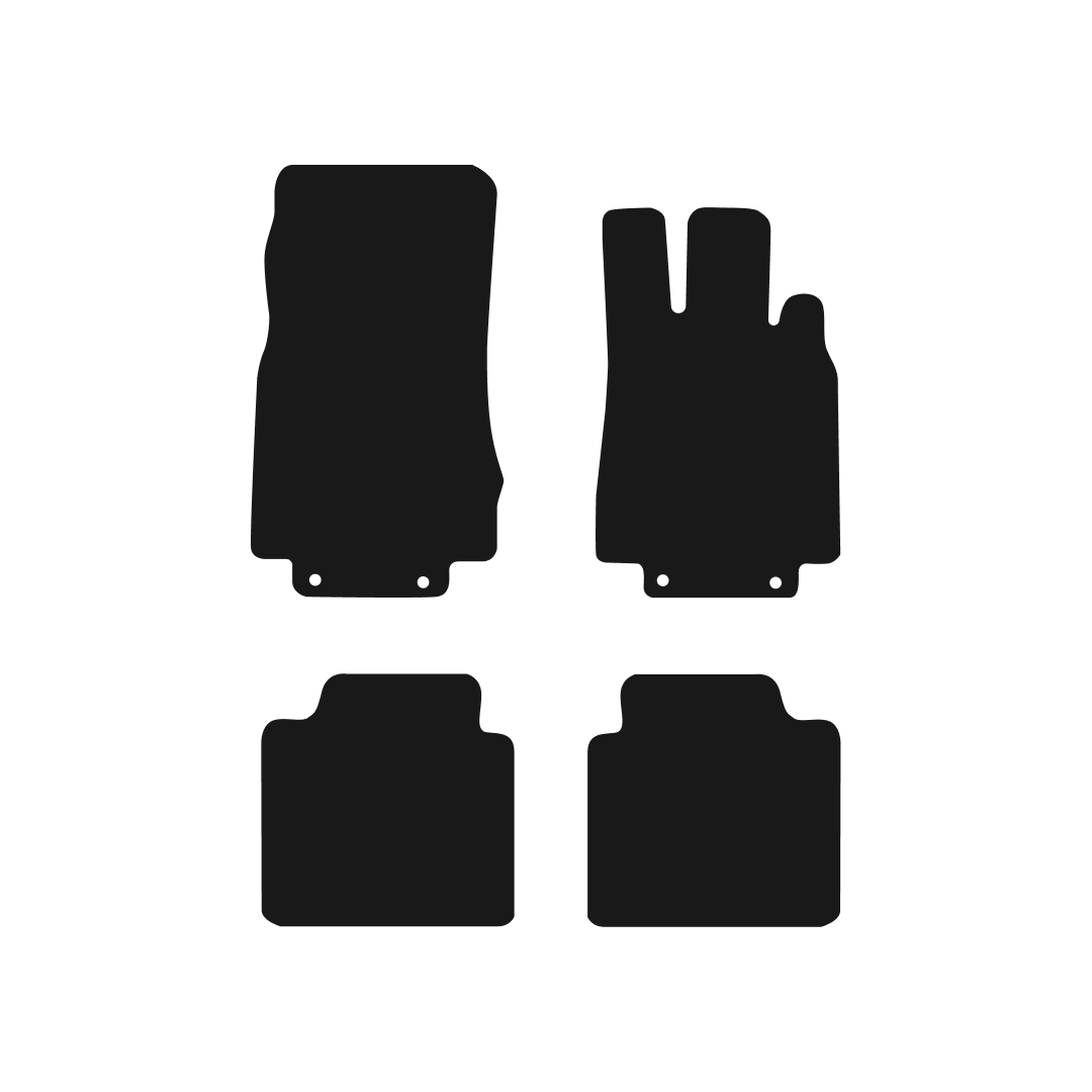 Mercedes S-Class (2000-2006) Car Mats (LWB) Mat Shape