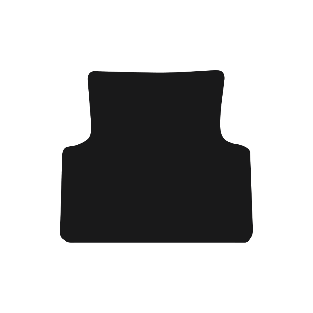 Mitsubishi L200 Double Cab (2006-2015) Load Space Mat (liner fitted) Mat Shape