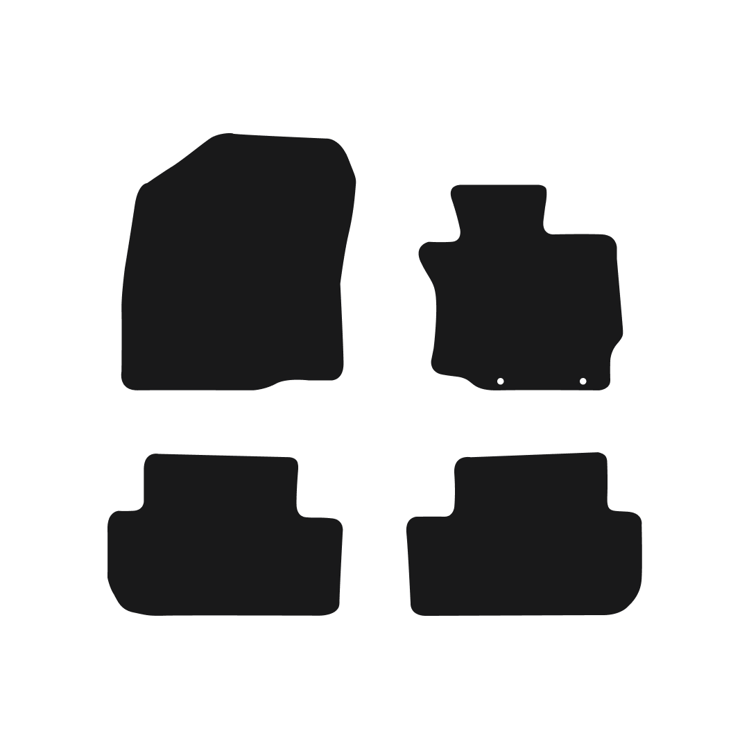 Mitsubishi Outlander Auto 5 Seat (2012-2024) Car Mats (MK-3) Mat Shape