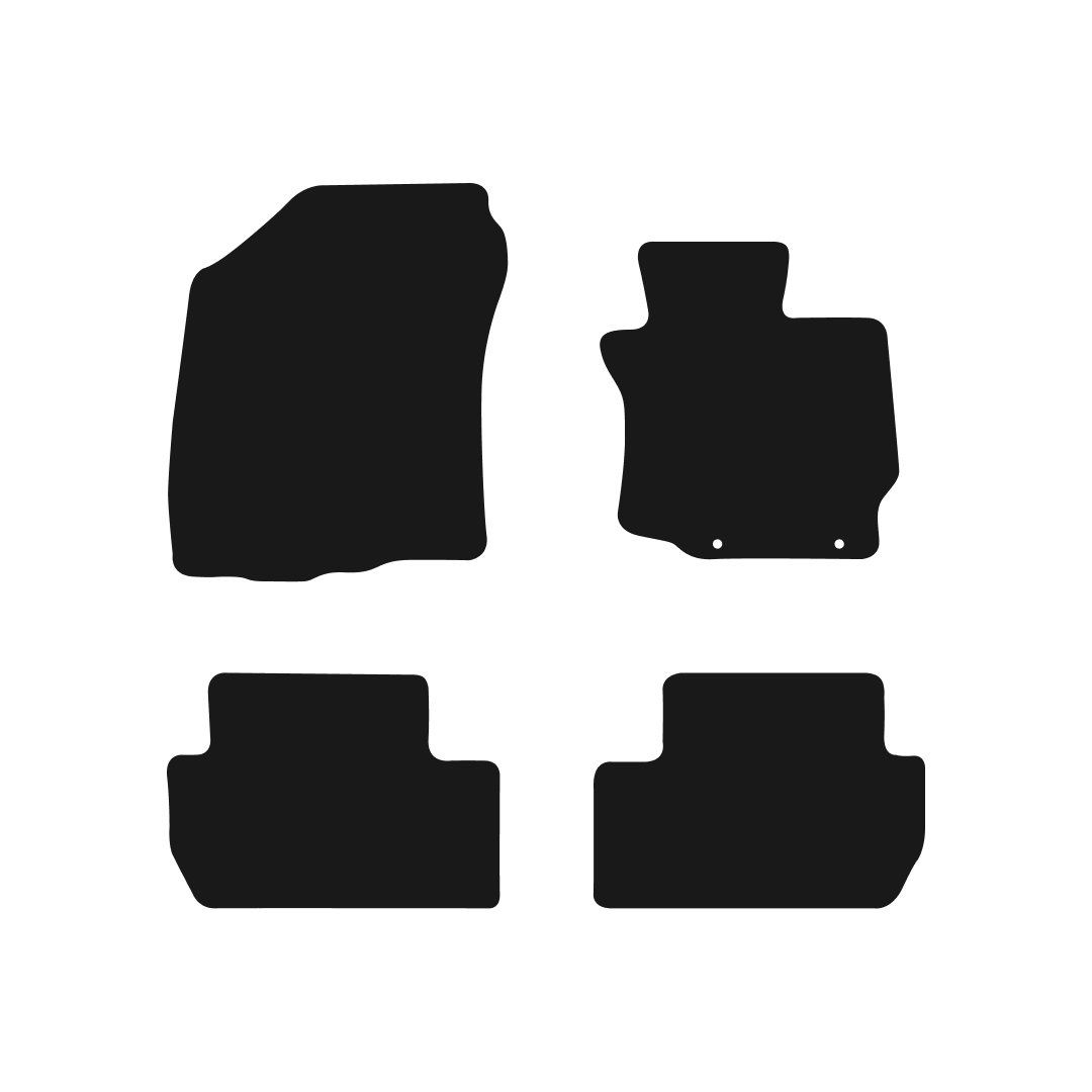 Mitsubishi Outlander Manual 5 Seat (2012-2024) Car Mats (MK-3) Mat Shape