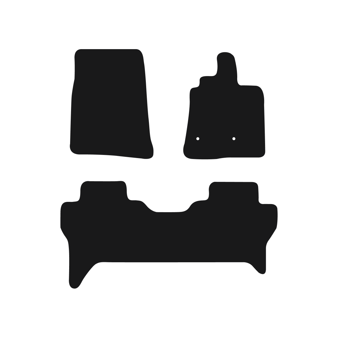 Mitsubishi Shogun LWB (2007-2022) Car Mats Mat Shape