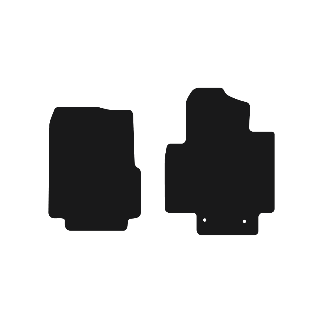 Nissan NV200 (2014-2024) Van Mats (2-piece) Mat Shape