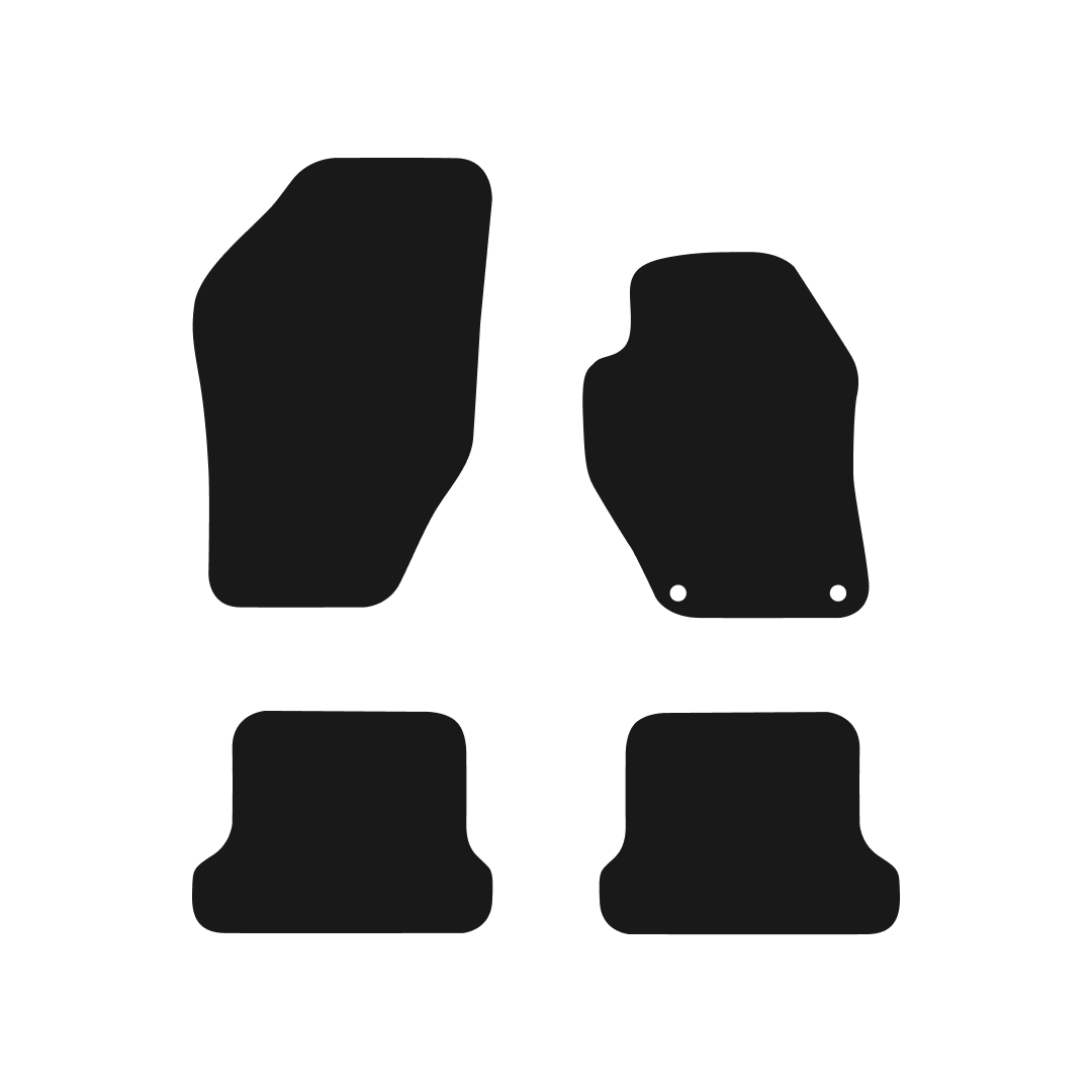 Peugeot 308CC (2009-2015) Car Mats Mat Shape