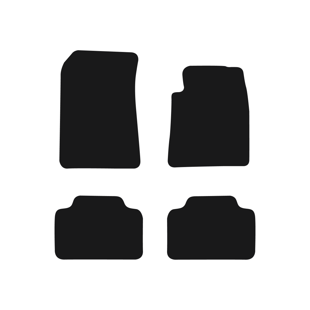 Peugeot 407 (2004-2011) Car Mats (No Clips - Alternate Mats) Mat Shape