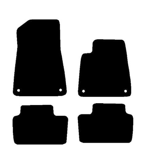 Polestar 2 (2020-2024) Car Mats (4-piece) Mat Shape