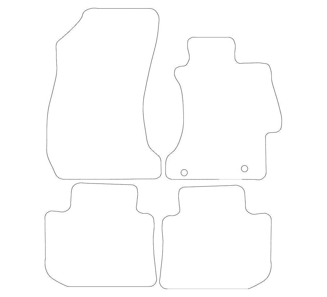 Subaru Levorg (2015-2024) Car Mats Mat Shape
