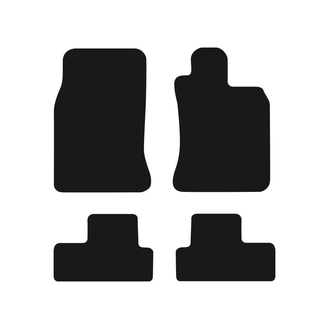 Mini Cooper (2002-2006) Car Mats (R50/R53) Mat Shape