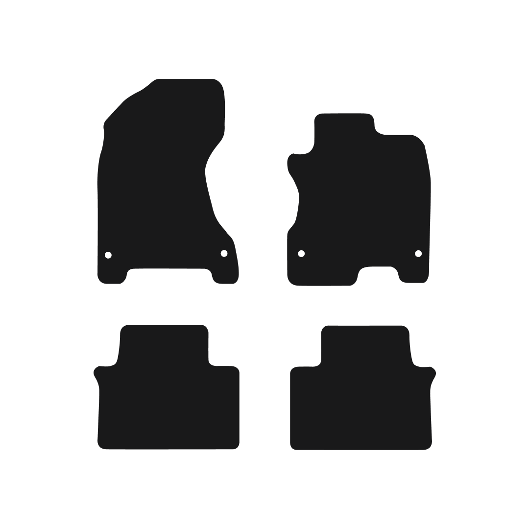 Renault Koleos (2008-2017) Car Mats Mat Shape