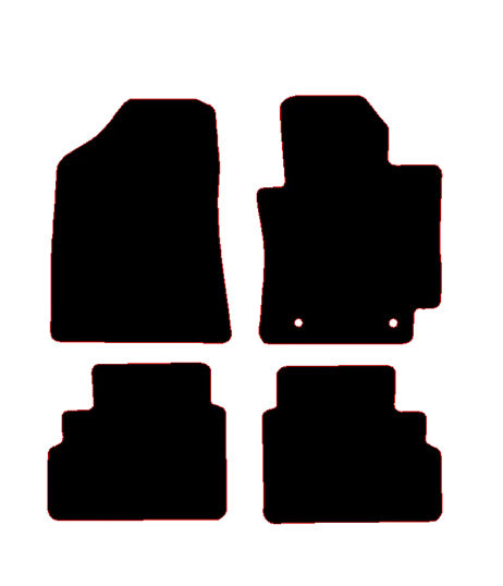 Hyundai Kona Hybrid SX2 (2024-2024) Car Mats Mat Shape