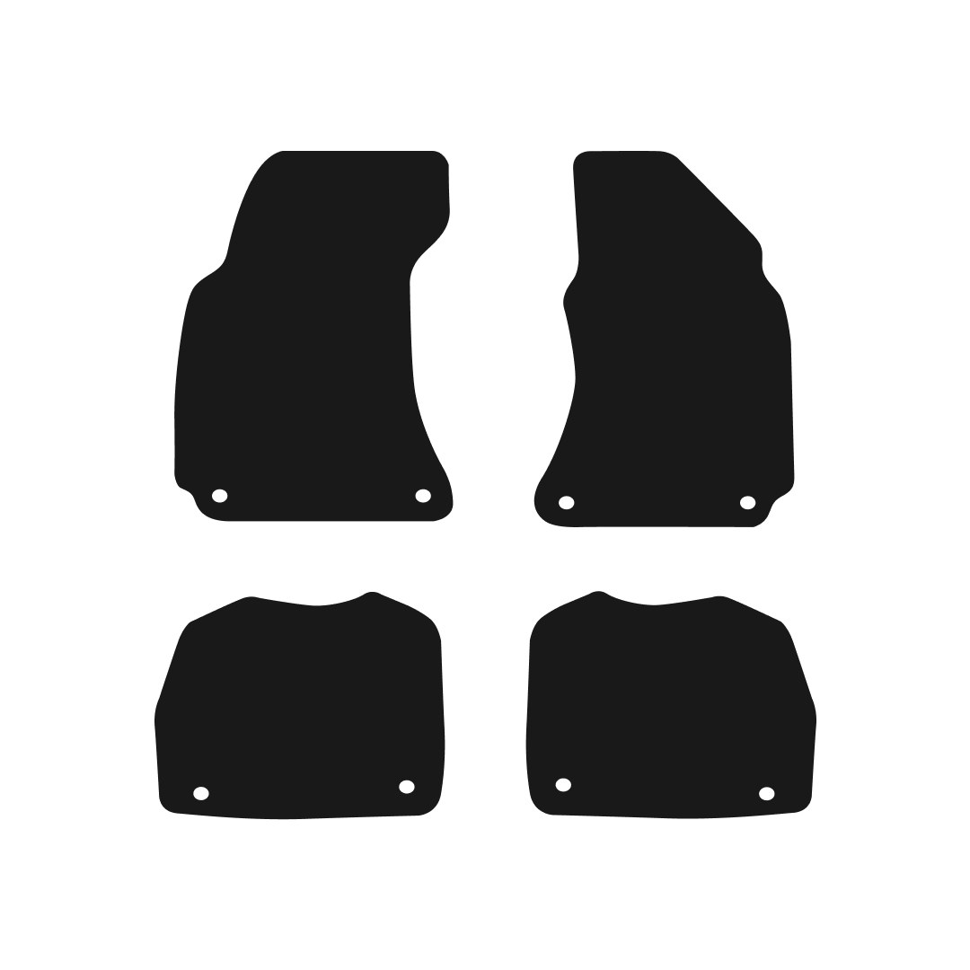 Skoda Superb (2002-2008) Car Mats (8 Clips) Mat Shape