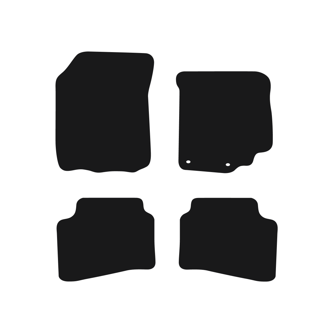 Suzuki SX4 (2006-2013) Car Mats (4 Wheel Drive) Mat Shape