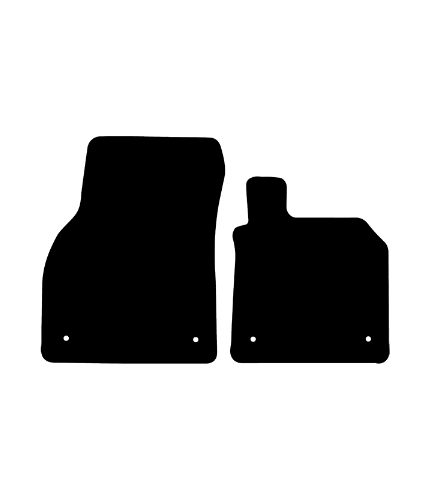 Audi TT Coupe (2014-2023) Car Mats (2 pc front) Mat Shape