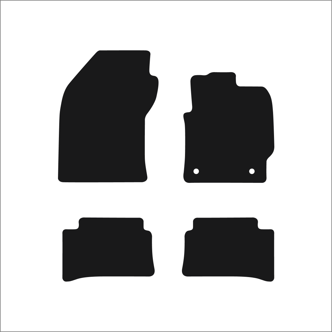 Toyota Corolla Hybrid Hatchback (2019-2024) Car Mats Mat Shape