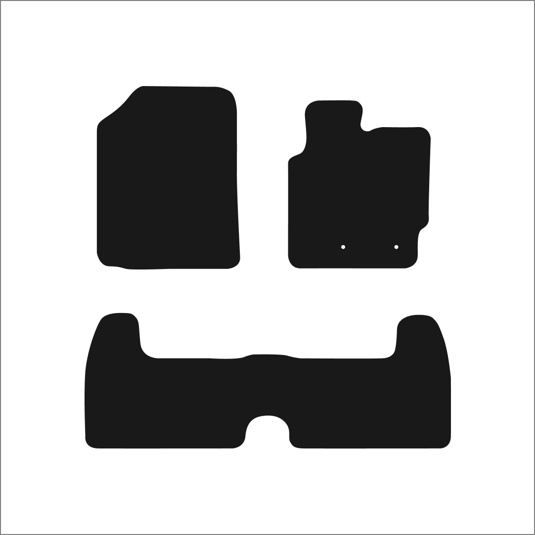 Toyota Urban Cruiser (2009-2012) Car Mats Mat Shape