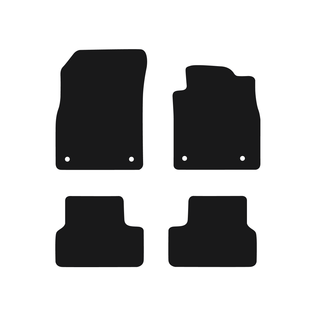 Vauxhall Astra J (2010-2016) Car Mats (310mm Clip Spacing) Mat Shape