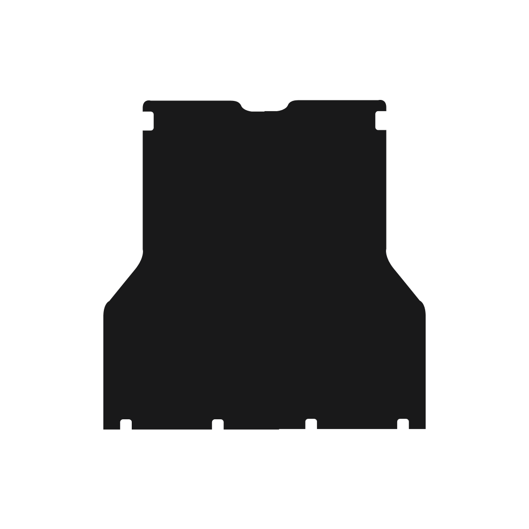 Vauxhall Corsa Van (2006-2014) Van Rear Mat Mat Shape