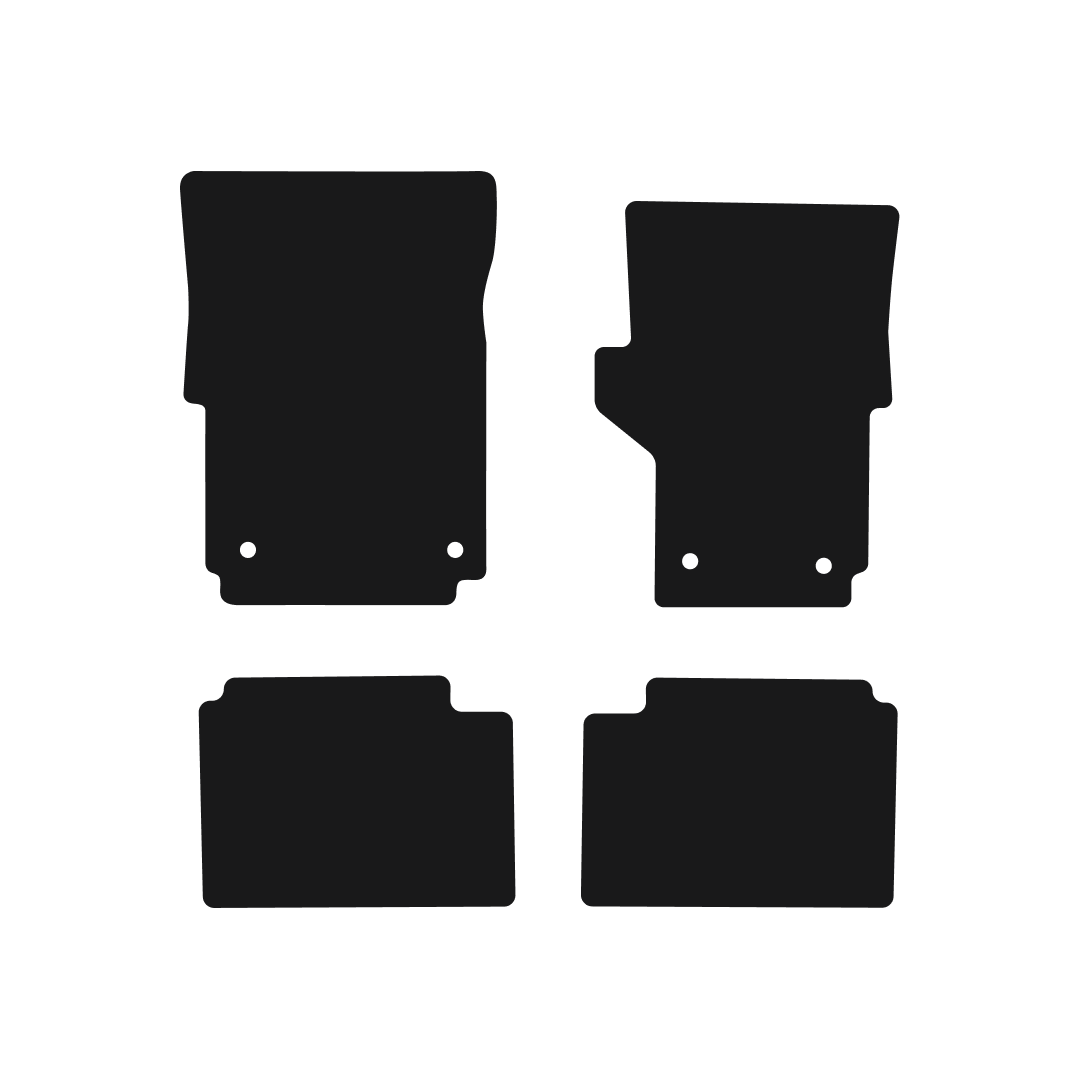 Volkswagen Amarok (2010-2020) Car Mats Mat Shape