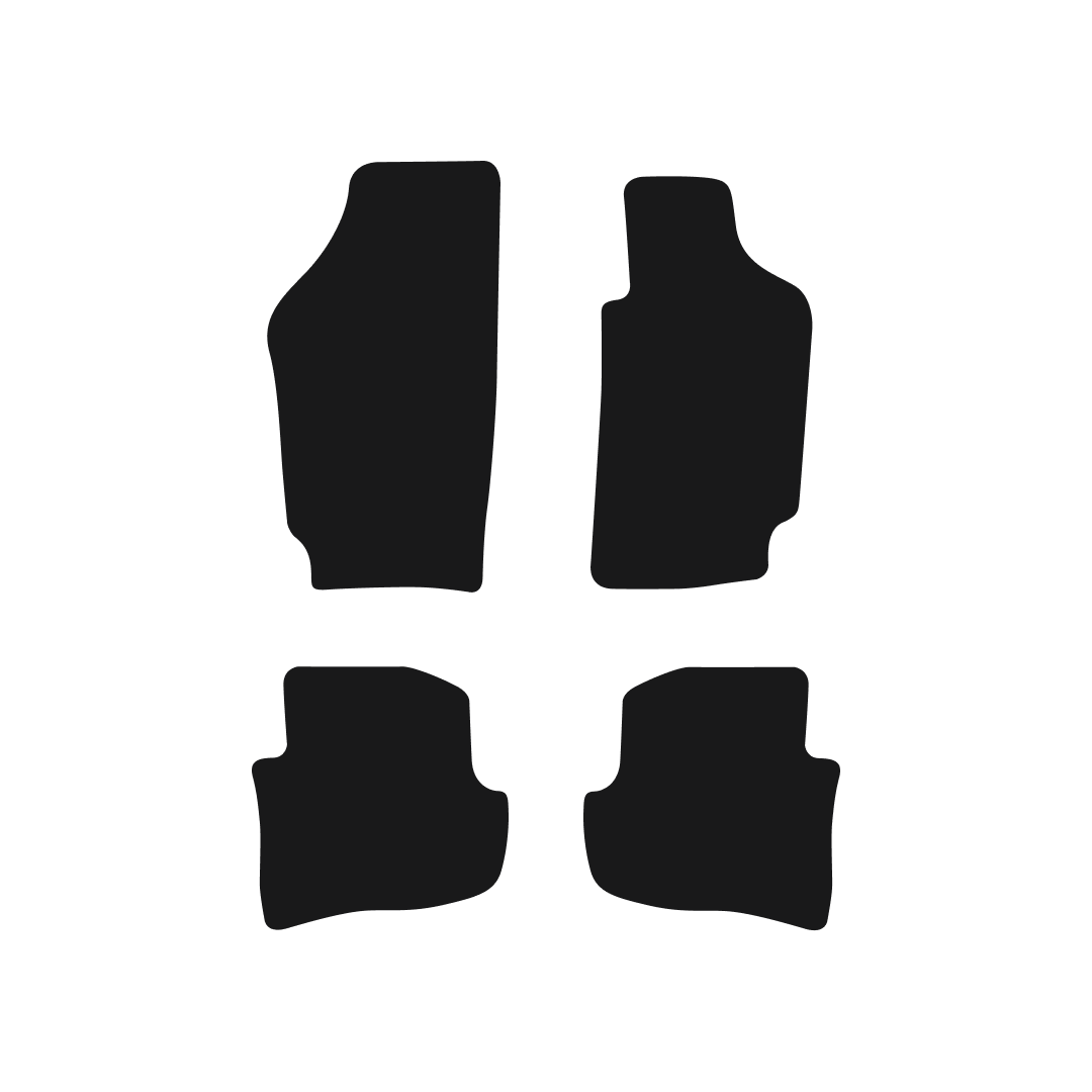 Volkswagen Fox (2006-2012) Car Mats (4-clips) Mat Shape