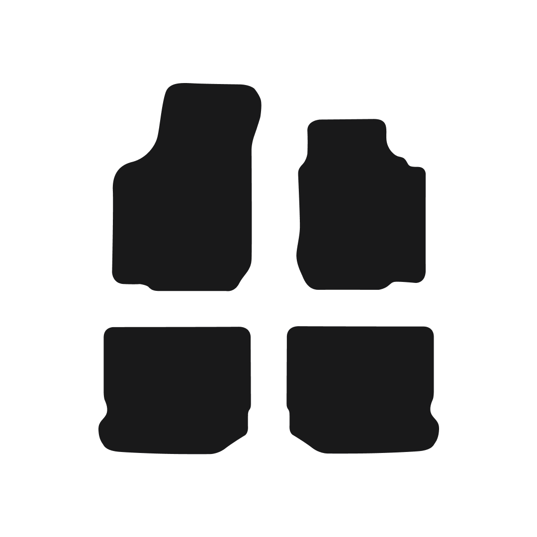Volkswagen Golf 4 (1997-2004) Car Mats (No Clips) Mat Shape
