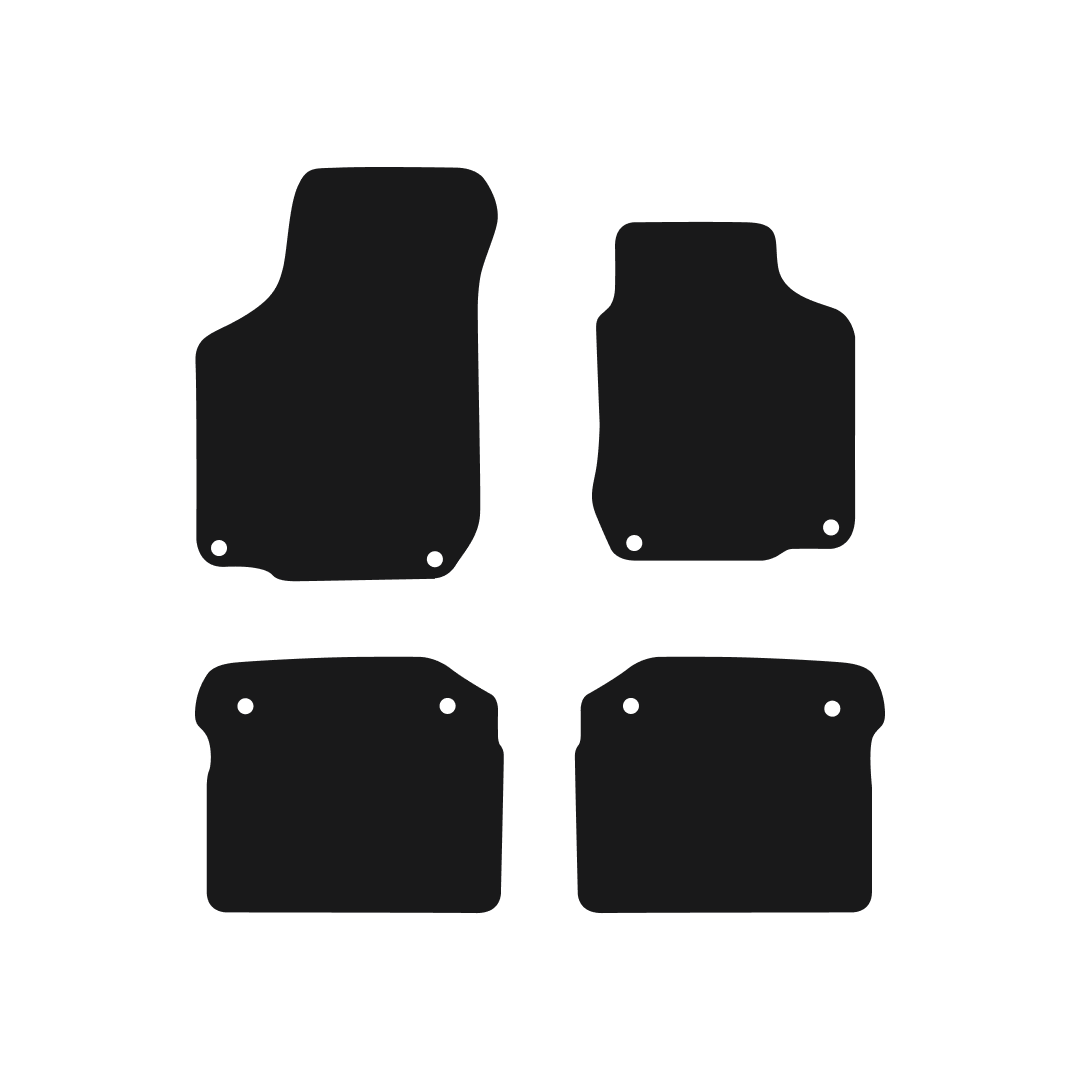 Volkswagen Golf R32 (1997-2004) Car Mats (MK4) Mat Shape