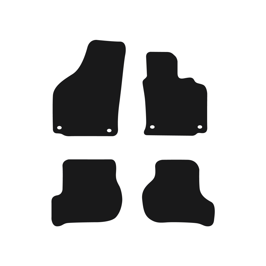 Volkswagen Golf MK5 (2004-2007) Car Mats (Oval Clips) Mat Shape