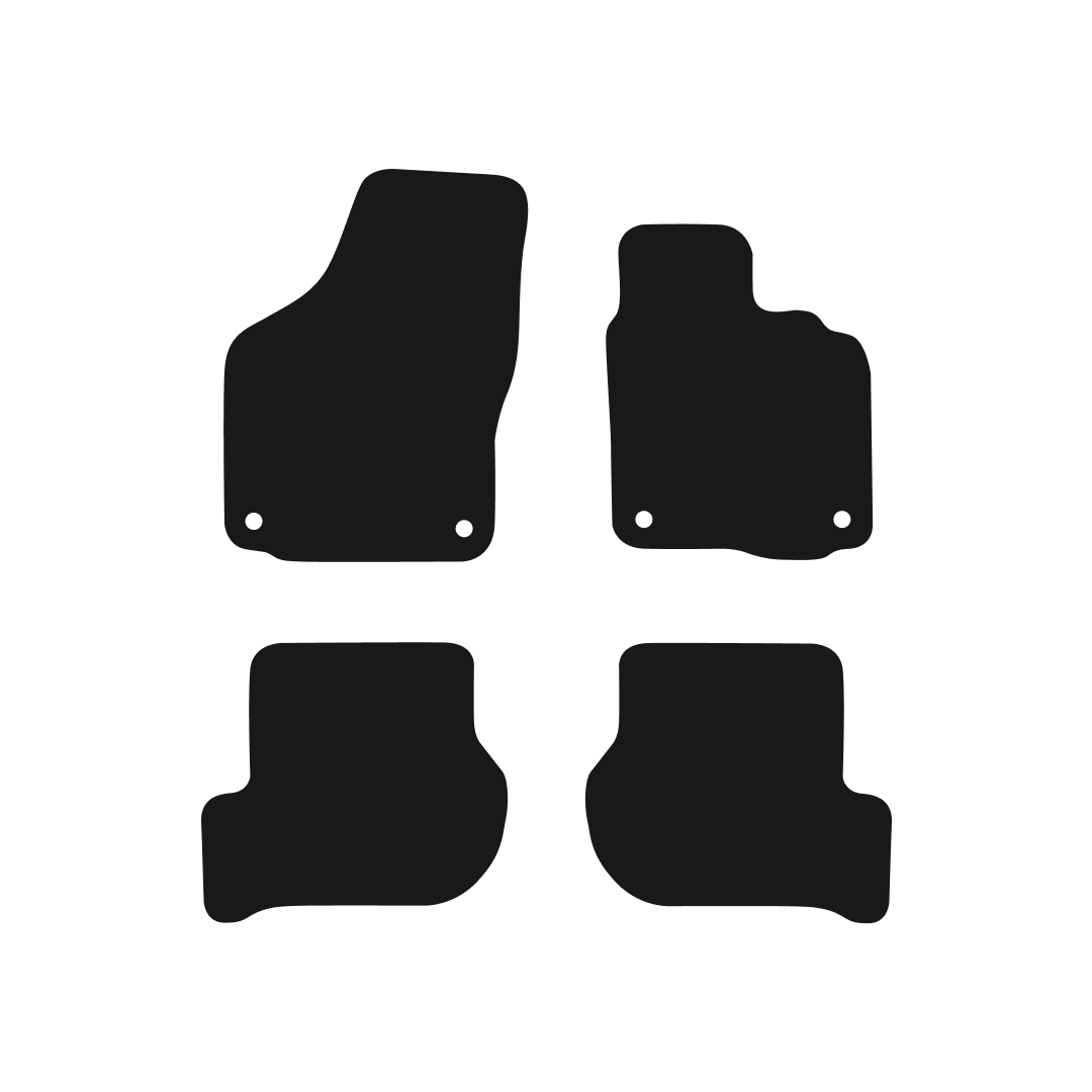 Volkswagen Golf MK6 (2008-2013) Car Mats Mat Shape