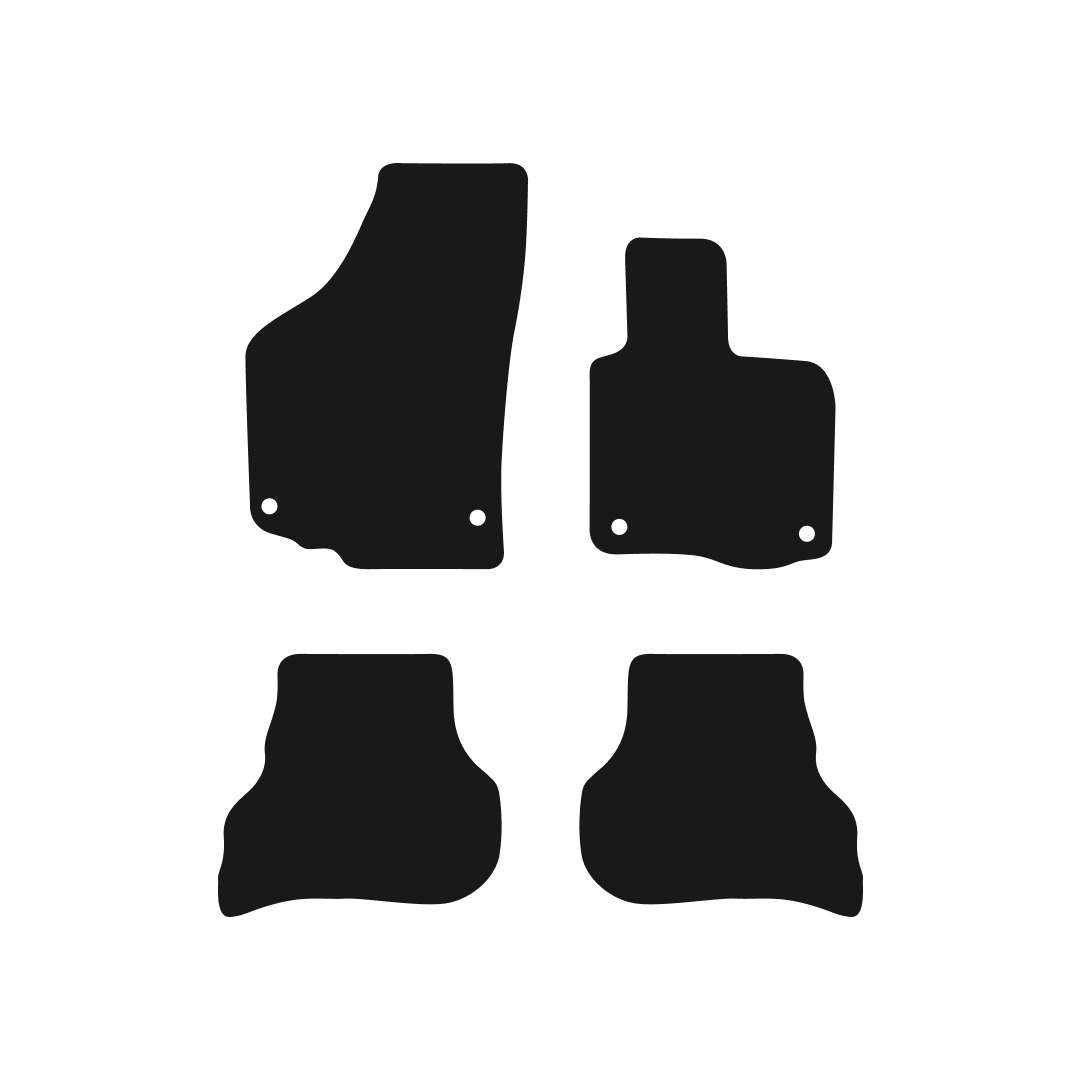 Volkswagen Golf Plus (2007-2010) Car Mats Mat Shape