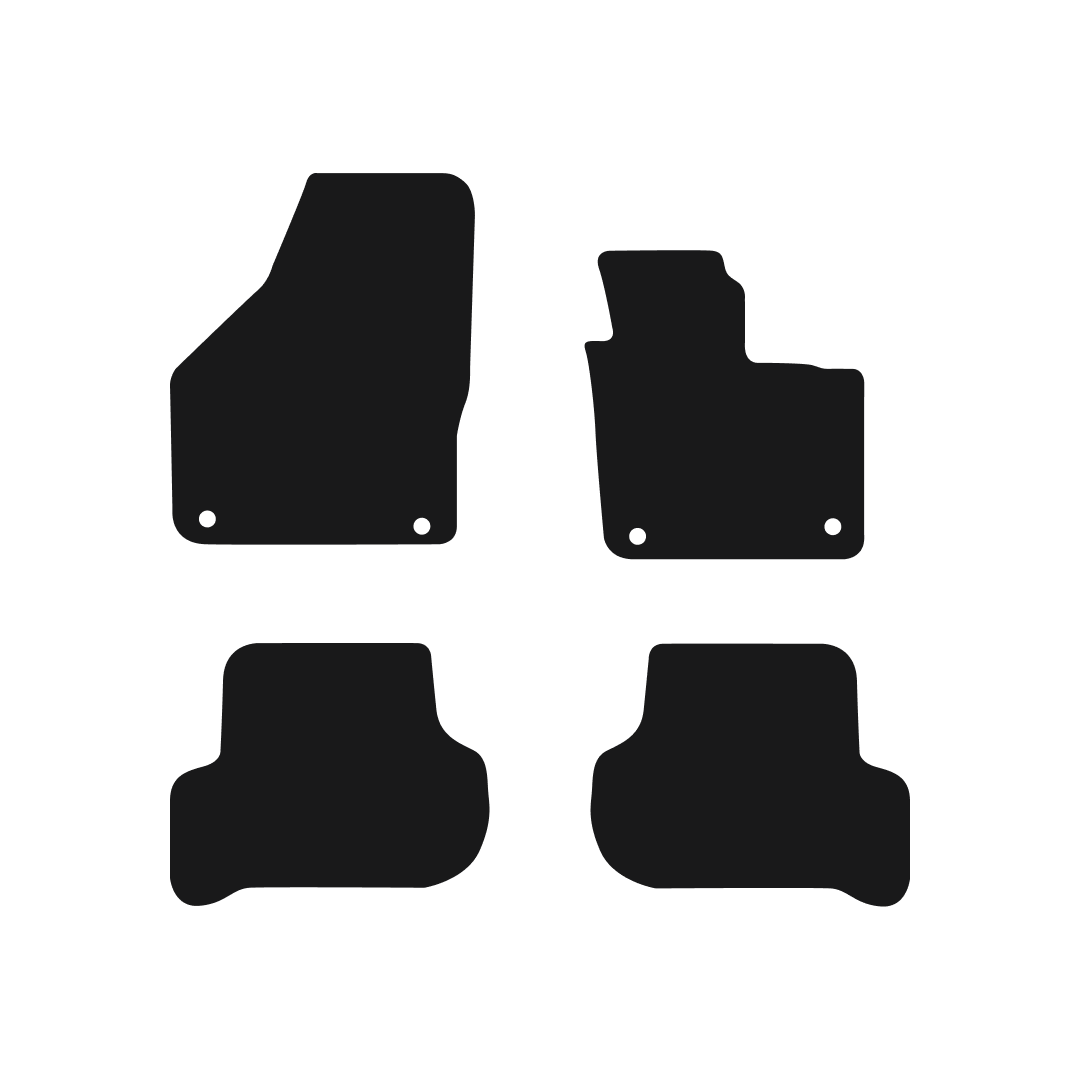 Volkswagen Golf Plus (2010-2014) Car Mats Mat Shape