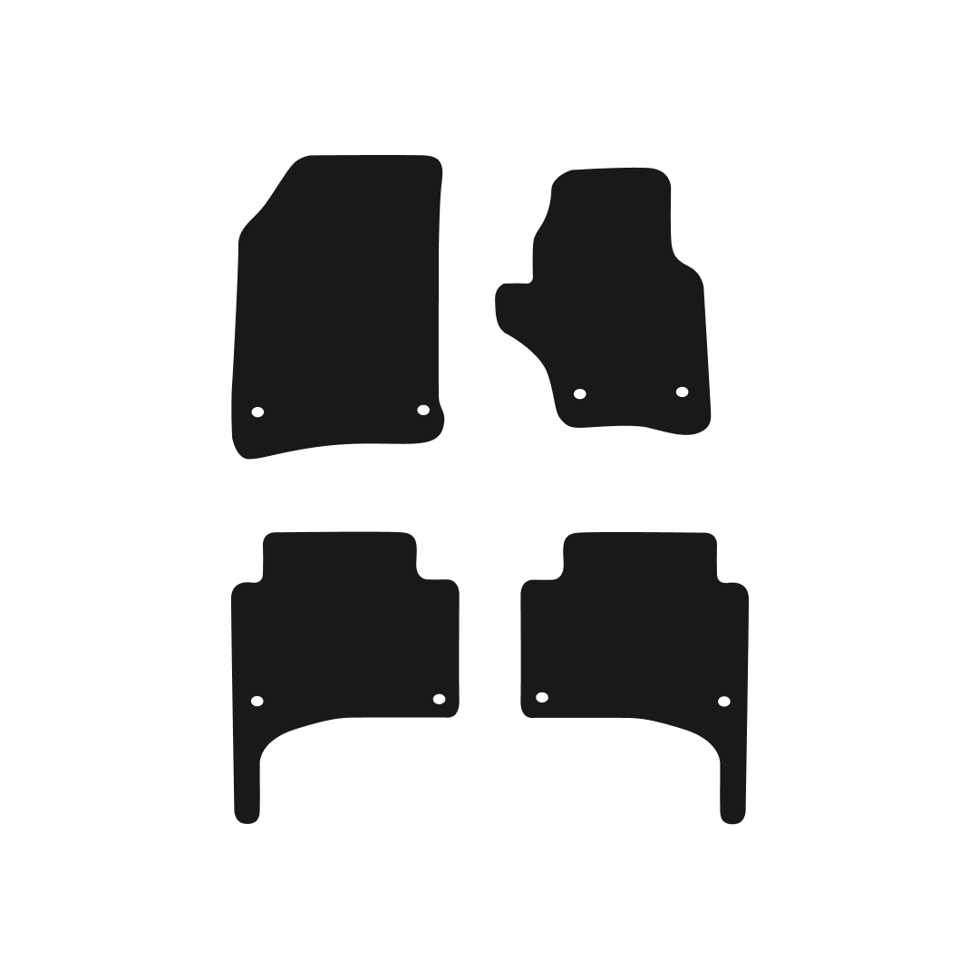 Volkswagen Touareg (2003-2010) Car Mats Mat Shape