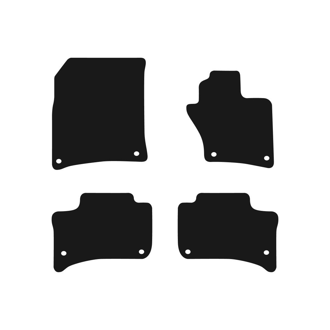 Volkswagen Touareg (2010-2017) Car Mats Mat Shape